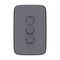 Clipsal Iconic, Essence Switch Plate Skin, 3 Gang, Vertical/Horizontal, Clip-On - Ash Grey