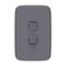 Clipsal Iconic, Essence Switch Plate Skin, 2 Gang, Vertical/Horizontal, Clip-On - Ash Grey
