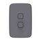 Clipsal Iconic, Essence Switch Plate Skin, 1 Gang, COOKER, Vertical/Horizontal Mount, 45A, Clip-On - Ash Grey