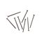 Clipsal - General Accessories, 50mm x M3.5 x 0.8 Pitch, Plated