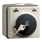 Clipsal - 56 Series, Switch, 1 Pole, 250VAC, 15A, Common Key Lock, On/Off Locking Position - Grey