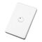 C-Bus Control and Management System, Plastic Plate Wall Switch, 1 Button - White Electric
