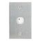 C-Bus Control and Management System, Flat Plate, Key Input, 1 Gang, B Style, Learn Enabled, Stainless Steel - White Electric