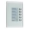 C-Bus Control and Management System, Glass Fascia, 5 Gang, Saturn Series - Glass Finish
