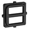 Clipsal Iconic, USB Mechanism Cap, Dual USB Charger, 5 Pack - Black
