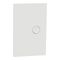 C-Bus, SpaceLogic Wall Plate, Saturn Zen, A-Series, Key Input unit, 1 key - Zen White