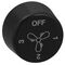 2000 Series, Fan Knob - Black
