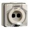 Clipsal - 56 Series, Aperture Enclosure, 2 Gang - Resistant Orange