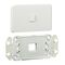 Clipsal Iconic, Grid and Skin Switch, Vertical/Horizontal, 1 Gang, Bulk Pack 50 - Extra Vivid White