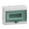 Mureva Enclosure, Weatherproof enclosure for modular device, 1x12 modules, 7 pre-cutouts, without terminal block