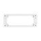 Classic C2000 Series, Mounting Block, to Suit 4 Gang Outlet - White Electric