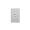 C-Bus Control and Management System, Plastic Plate Wall Switch, 1 Button - White Electric