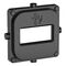 Clipsal Iconic, USB Mechanism Cap Single USB Charger, 5 Pack - Black