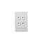 C-Bus Control and Management System, Plastic Plate Wall Switch, 4 Button - White Electric