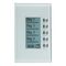 C-Bus Control and Management System, Fascia with Grid, Saturn Series, Rectangular, 5 Gang - Glass Finish