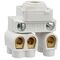 Clipsal - General Accessories, Cord Outlet Terminal Block, with Grommet - White Electric