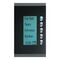 C-Bus Control and Management System, Fascia with Grid, Saturn Series, Rectangular, 5 Gang - Black