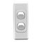 2000 Series, Flush Switches, Architrave Size, Switch 2 Gang, 250V, 10A - White Electric