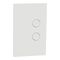 C-Bus, SpaceLogic Wall Plate, Saturn Zen, A-Series, Key Input unit, 2 keys - Zen White