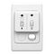 2000 Series, Room Access Card Operated Switch, 250VAC, 1 x 16A/3 x 10A, with Neon Indicator - White Electric