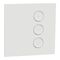 C-Bus, SpaceLogic Wall Plate, Saturn Zen, E-Series, Key Input unit, 3 keys - Zen White