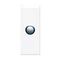 Saturn Series, push-button Switch LED Architrave, 1 Gang - Pure White