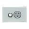 Saturn Series, Single Switch Power Point, 250V, 10A - Ocean Mist