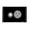 Saturn Series, Single Switch Power Point, 250V, 10A - Espresso Black