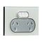 Saturn Series, Double Switch Power Point, 250V, 10A, Non-removable, Extra Switch - Ocean Mist