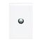 Saturn Series, Switch Grid and Cover Assembly, 1 Gang, Less Mechanism - Pure White