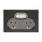 Saturn Series, Double Switch Power Point, 250V, 10A, Non-removable, Extra Switch - Horizon Black