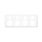 Classic C2000 Series, Socket Outlet Cover Plate, 4 Gang, 2 Pole, for Quad Switched Socket - White Electric