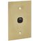 Metal Plate Series, Flush Switch, 1 Gang, 250VAC, 10A, Range, BBSL Style, Standard, Vert - Black
