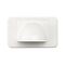 Clipsal Actassi, Wall Plate, Bull Nose, Flush Mounting - White Electric