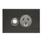 Saturn Series, Single Switch Power Point, 250V, 10A - Horizon Black