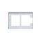 Medilec, Flush Mount Metal Plate, Wall Boxes, Grids, 2 Gang