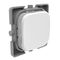 Clipsal Iconic, Essence PushButton Assembly, Blank - Arctic White