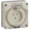 Clipsal - 56 Series, Socket Outlet, Surface Auto 3 Pole 15A Less Enclosure - Grey