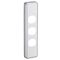 Classic C2000 Series, Switch Plate Cover, 3 Gang, Architrave - Brushed Aluminium