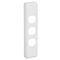 Classic C2000 Series, Switch Plate Cover, 3 Gang, Architrave - White Electric