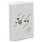 Medilec, Residual Current Circuit Breaker, 2 Pole, 20A, 10mA, 250V, Horizontal - White Electric
