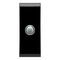 Saturn Series, push-button Switch LED Architrave, 1 Gang - Espresso Black