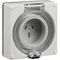 Easy56, Socket, 3 Pin, 15A, 250V, Less Enclosure