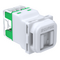Clipsal Actassi, Actassi S-110 RJ45 Connector, 40M, Unshielded Cat 6,A Shutter, Bag x1 - Translucent