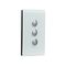 Saturn Series, Switch Grid and Cover Assembly, 3 Gang, Less Mechanism - Espresso Black