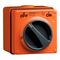 Clipsal - 56 Series, Surface Switch, 1 Gang, 3 Pole, 500VAC, 20A - Resistant Orange