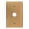 Metal Plate Series, Switch Grid Plate and Cover, 1 Gang, BBSL Style, Less Mechanism, Over Size - Black