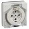 Clipsal - 56 Series, Socket Outlet, Surface 5 PIN Round 40A Less Enclosure - Grey
