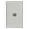 Saturn Series, push-button Switch, 1 Gang, 20A - Horizon Silver