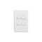 Classic C2000 Series, Flush Switch, 4 Gang, 250VAC, 10A, Standard, Vertical - White Electric